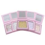 Krystina's Collection Shimmer Highlighter Powder Compact with Mirror - Various Colours