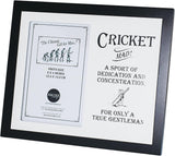 Ultimate Man Gift Photo Frame 4x6" - Cricket