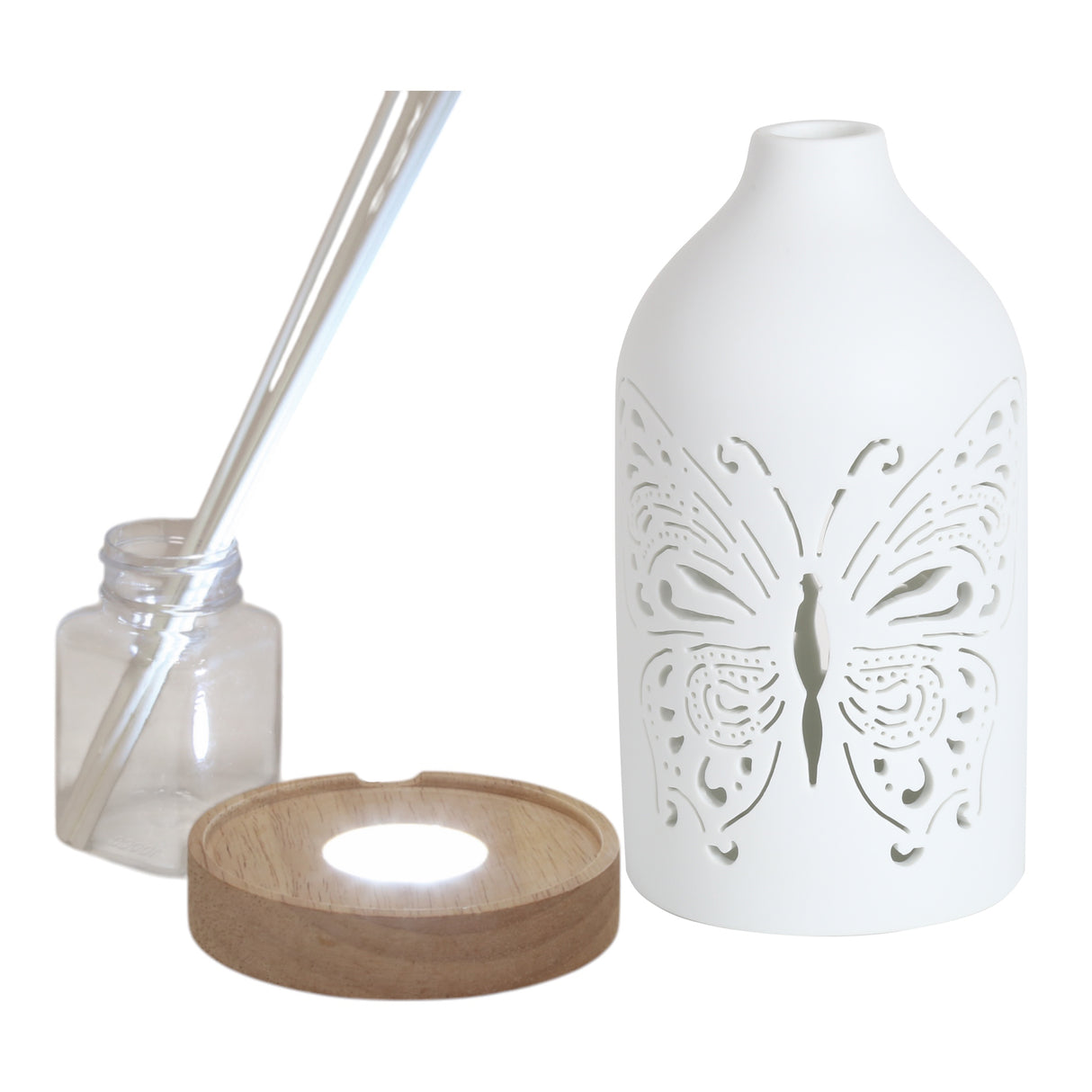 Aroma LED Ceramic Reed Diffuser - Various Designs
