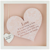 Said with Sentiment Heart in Frame - Love