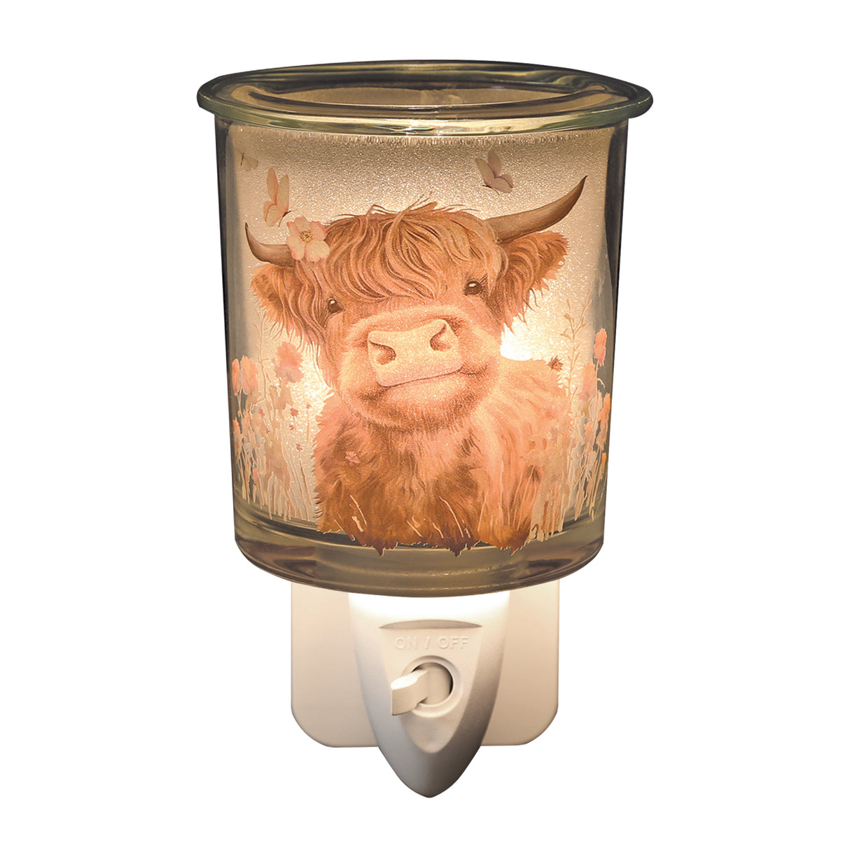 Aroma Plug In Wax Melter - Highland Cow Design
