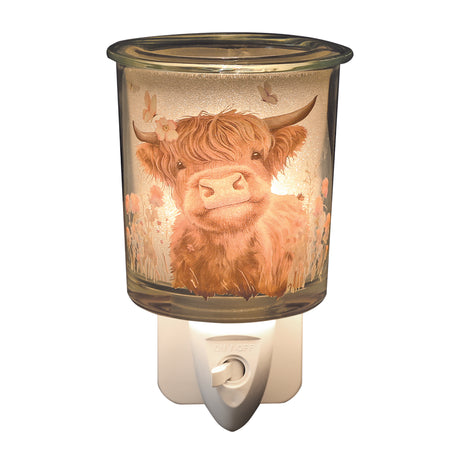 Aroma Plug In Wax Melter - Highland Cow Design