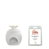 Woodside Home Living Pineapple Shaped Wax Melt Burner With Free Wax Melt
