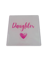 Woodside Home Living - Female Relationship Square Glass Coasters