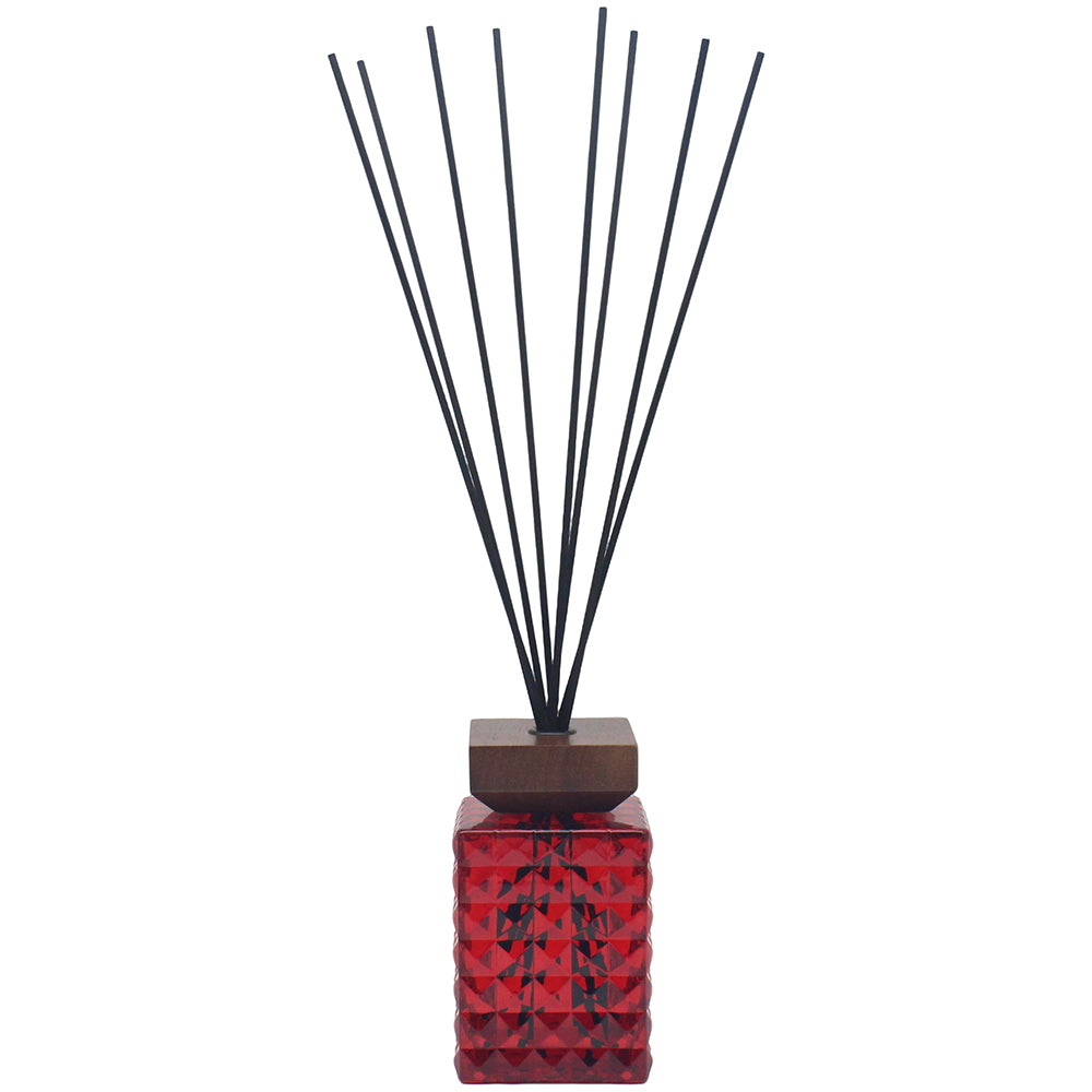 Maison Parfum Christmas Square Cut Glass Reed Diffuser 1 Litre - Various Fragrances