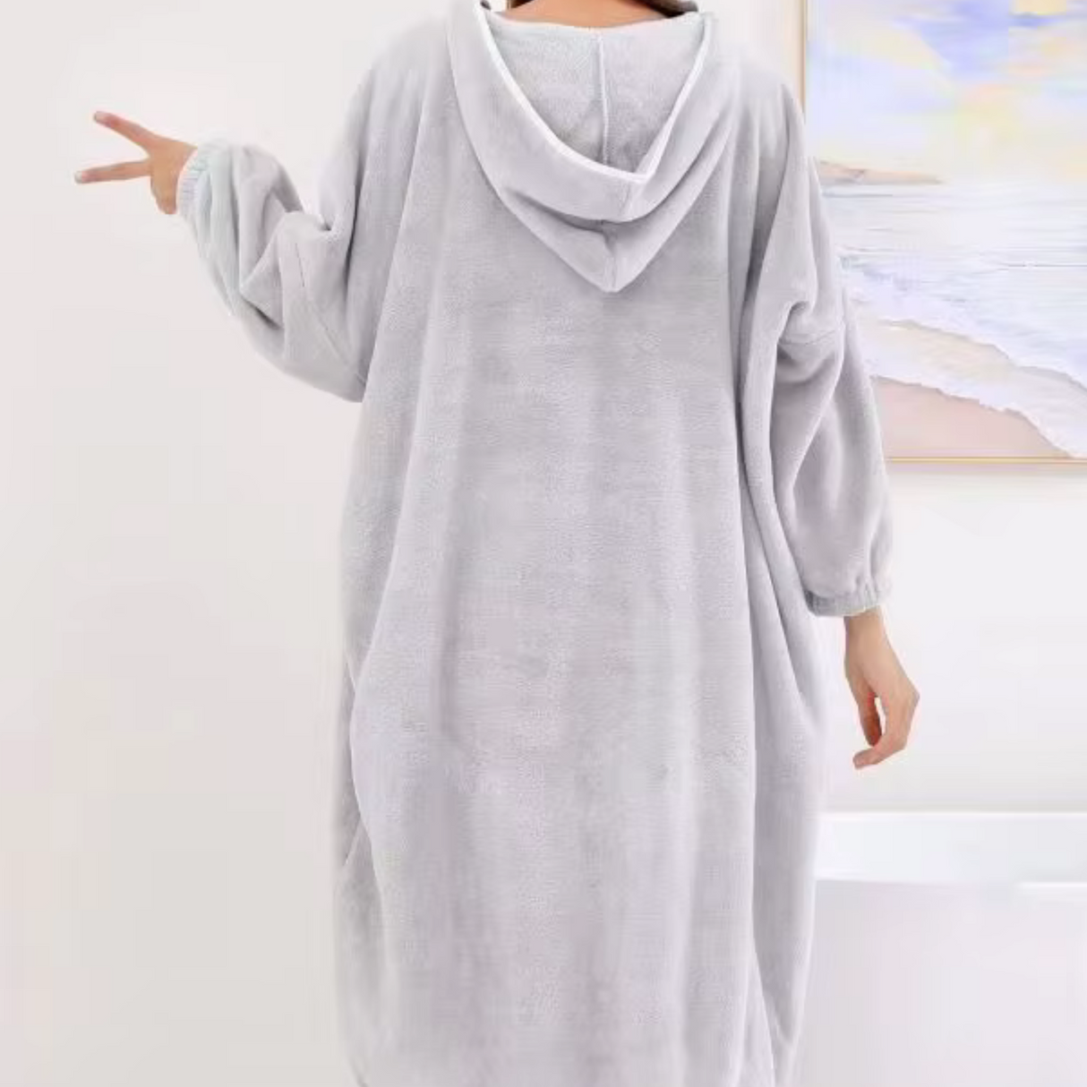 Krystina's Collection Lounger Hooded Bath Robe - Various Colours