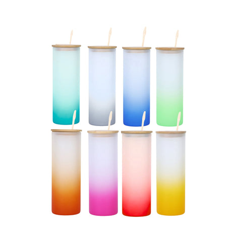 Woodside Home Living Ombre Glass Tumbler 25oz - Various Colours