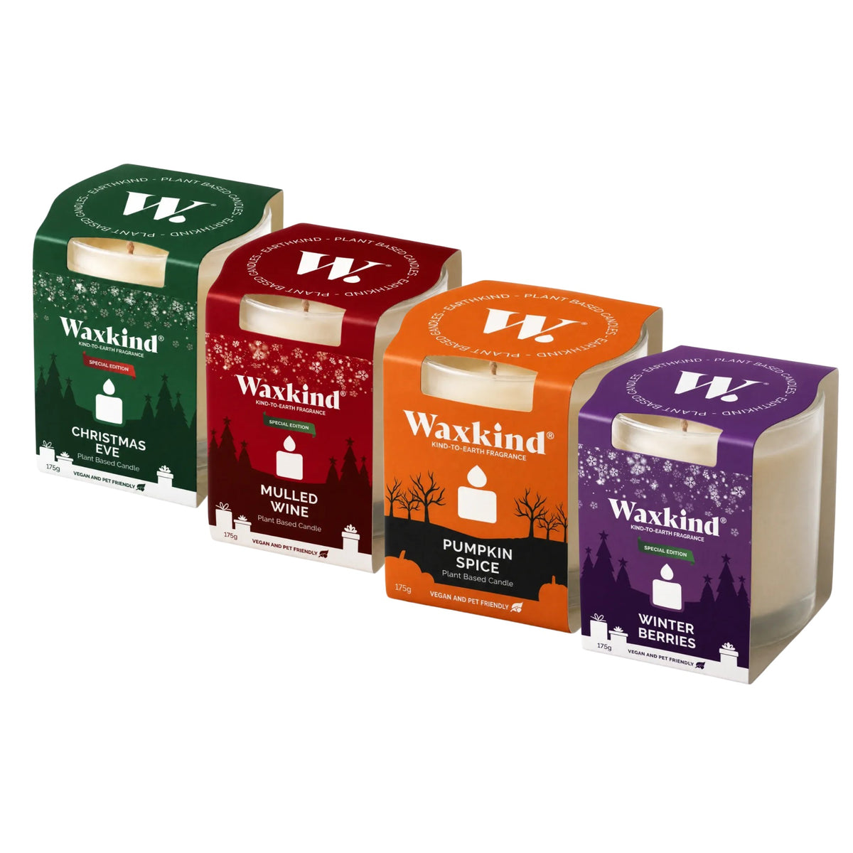 Waxkind Glass Candle - Various Seasonal Fragrances