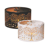 Aroma Jar Candle Metal Silhouette Carousel Shade Heart Tree Design - 