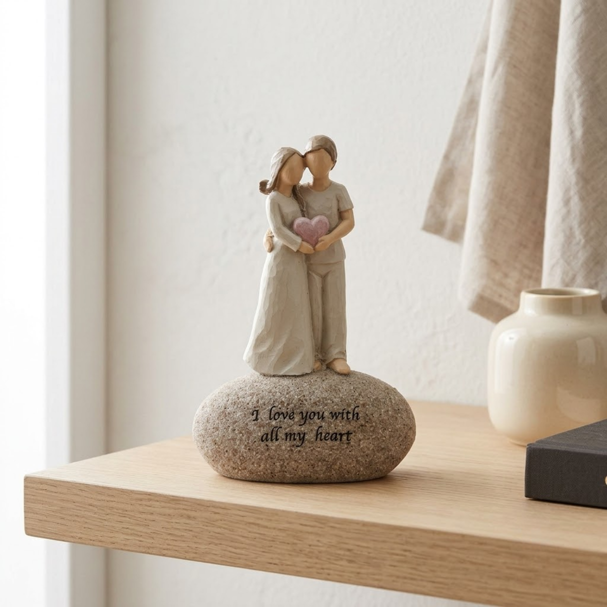 Sentiment Stones Figurine - Love