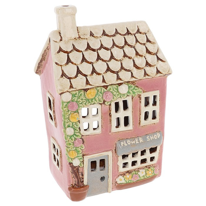 Village Pottery Flower Shop Tea Light Holder