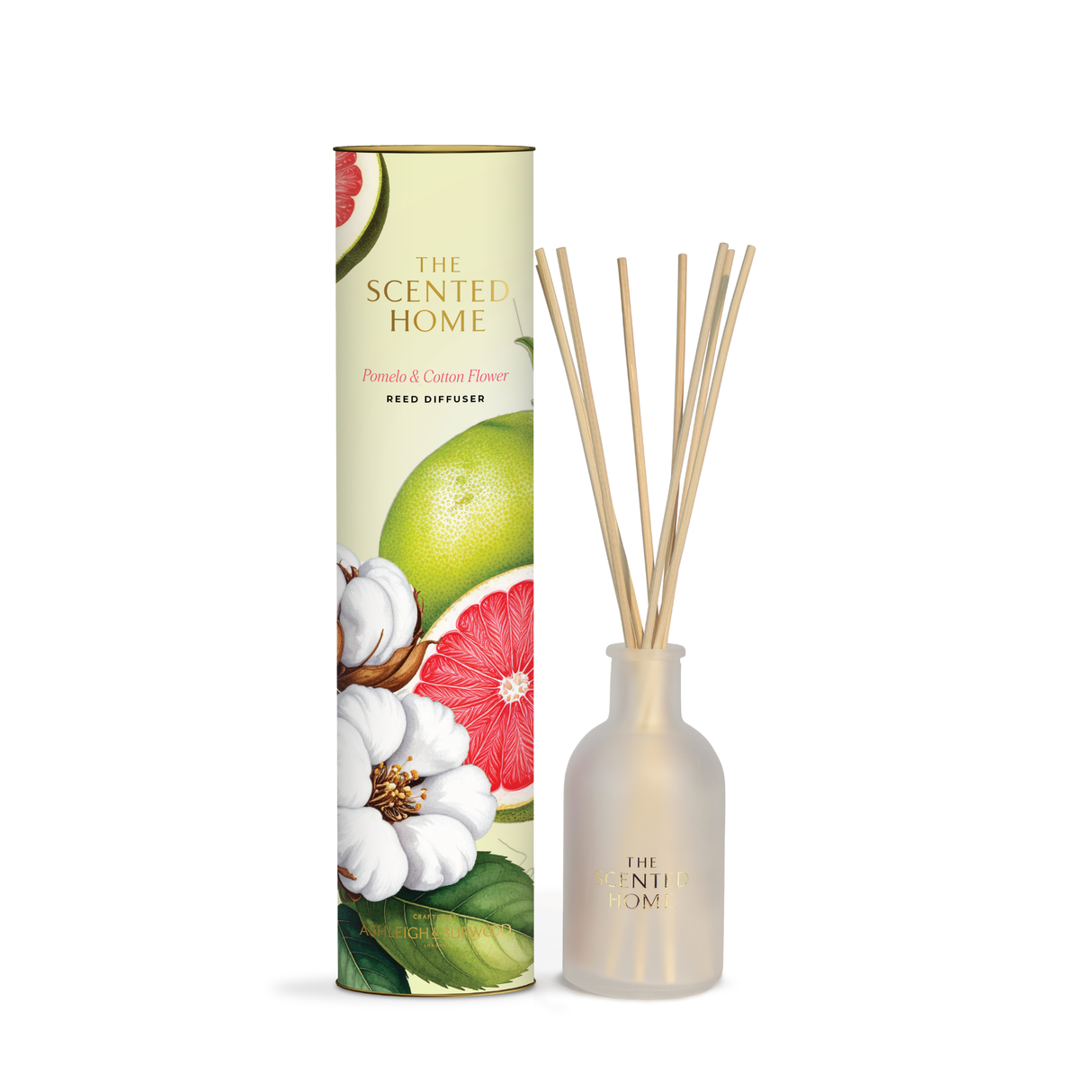 Ashleigh & Burwood New Scented Home Reed Diffuser - Pomelo & Cotton Flower