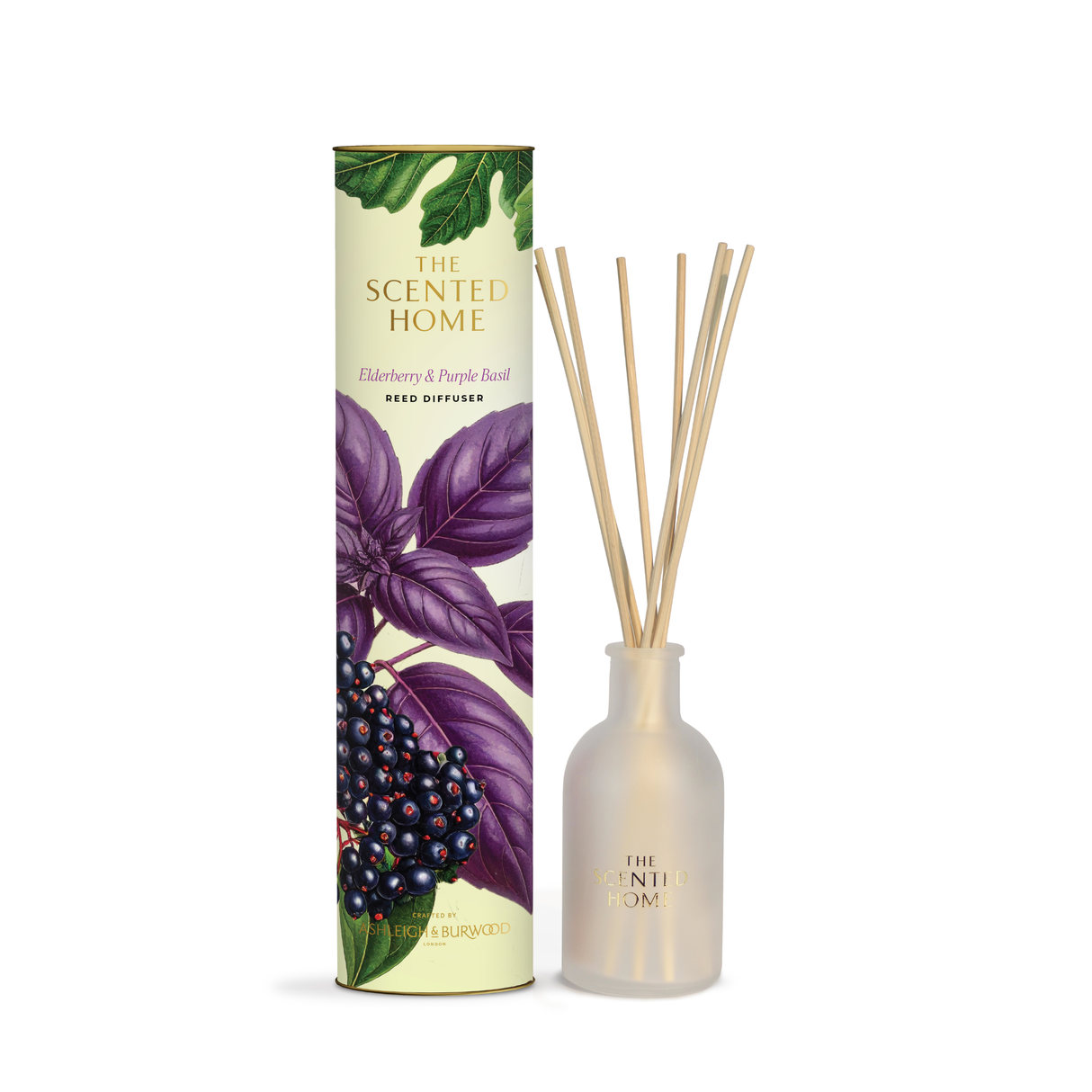 Ashleigh & Burwood New Scented Home Reed Diffuser - Elderberry & Purple Basil
