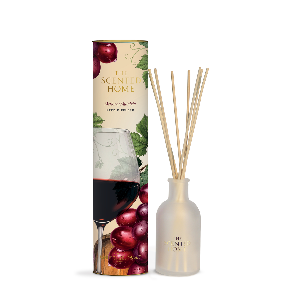 Ashleigh & Burwood New Scented Home Reed Diffuser - Merlot at Midnight