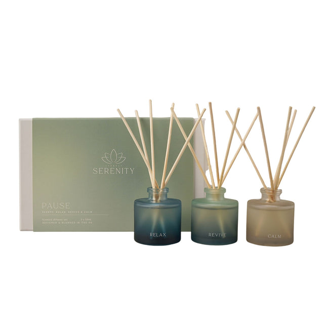 Serenity Wellbeing Reed Diffuser Gift Set - Pause
