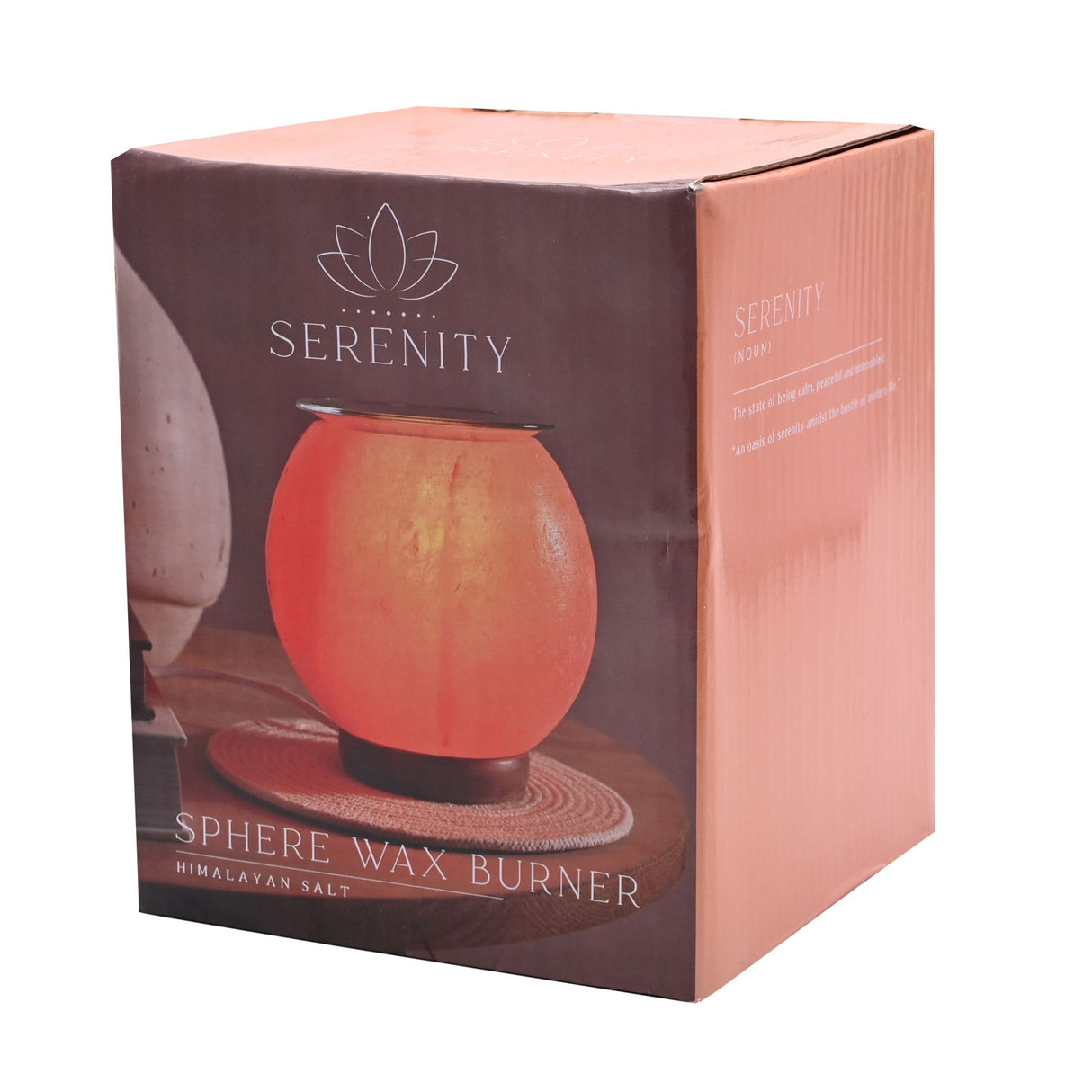 Serenity Himalayan Rock Salt Sphere Wax Melter/Oil Burner