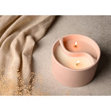 Serenity Wellbeing Yin Yang Duo Scent Ceramic Candle - Breathe & Flow