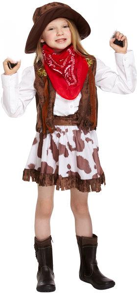 Childs Cowgirl Fancy Dress Costume Age 10-12 Years