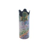 Silhouette D’Art Monet Irises in Garden Vase
