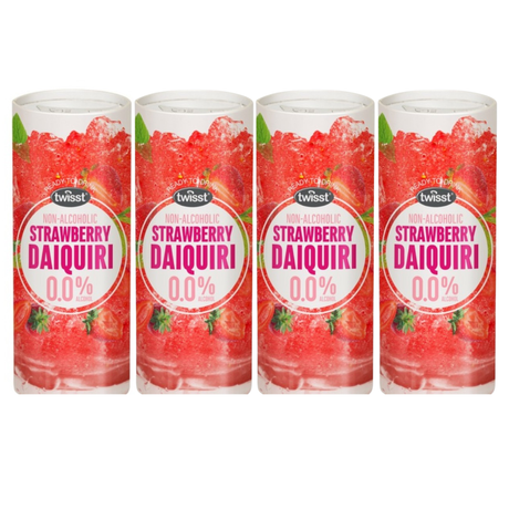 Twisst Non Alcoholic Cocktail - Strawberry Daiquiri (4 Pack)