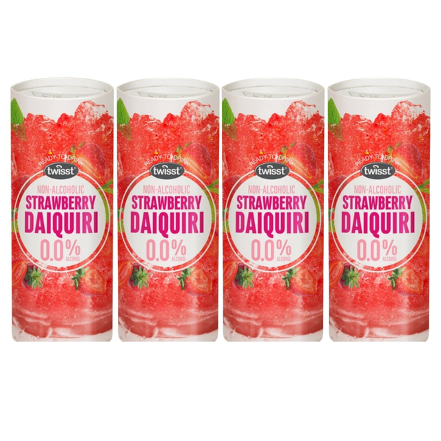 Twisst Non Alcoholic Cocktail - Strawberry Daiquiri (4 Pack)