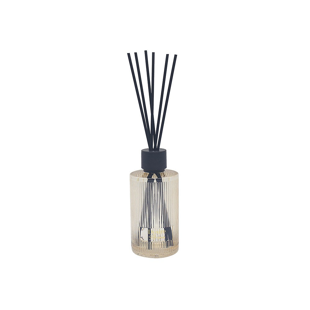 Desire Aroma Ribbed Glass Reed Diffuser 500ml - English Pear & Freesia