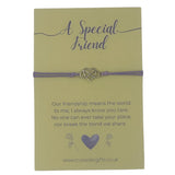Woodside Home Living Keepsake Letterbox Bracelet - special friend