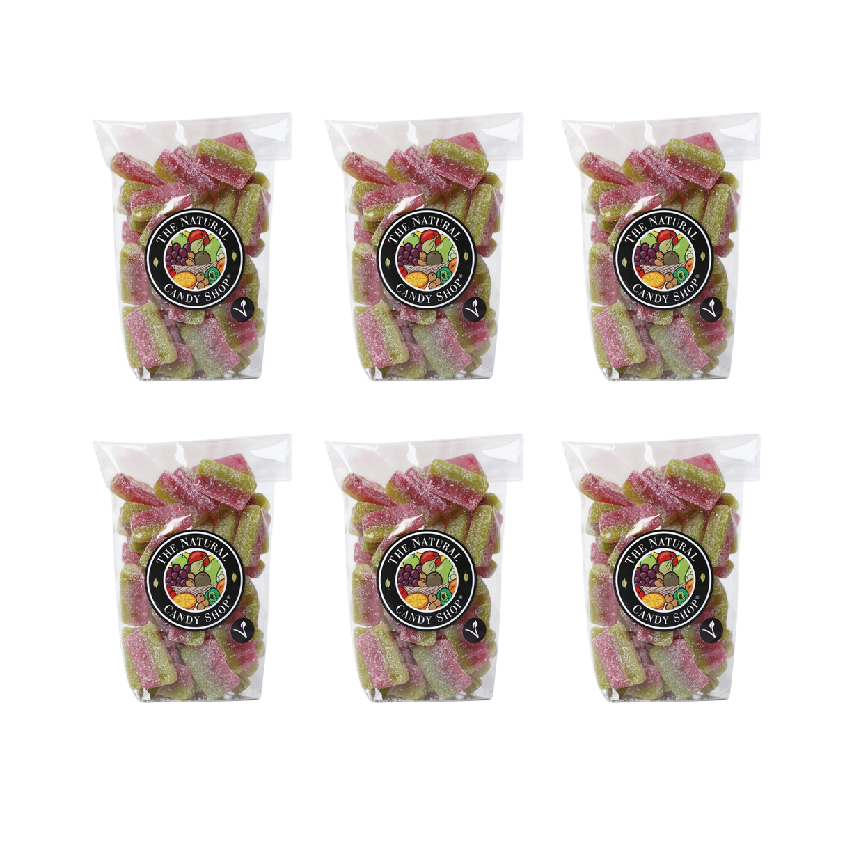 The Natural Candy Shop Fizzy Watermelon Slices (6 Packs)