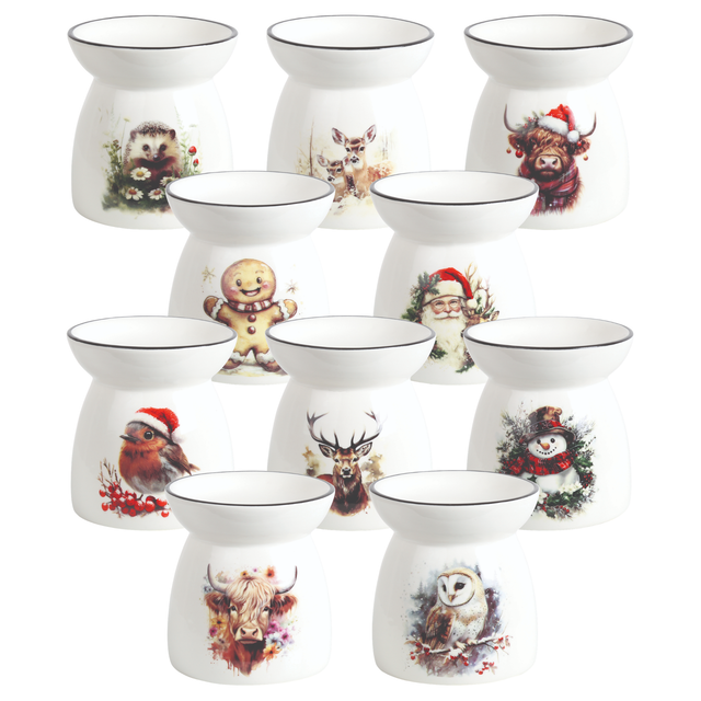 Christmas Aroma Tealight Wax Melter - Various Designs