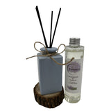 Woodside Pastel Blue Ceramic Reed Diffuser Vase with Woodside Luxury Refill