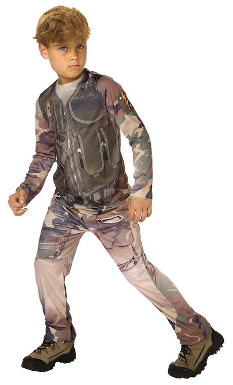 Childs Army Combat Soldier 3D Costume Age 4-5 Years