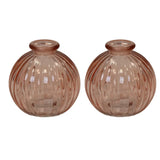 Satchville Glass Round Bottle Vases - Various Colours