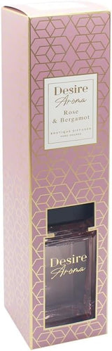 Desire Aroma Square Reed Diffuser 1 Litre - Rose & Bergamot