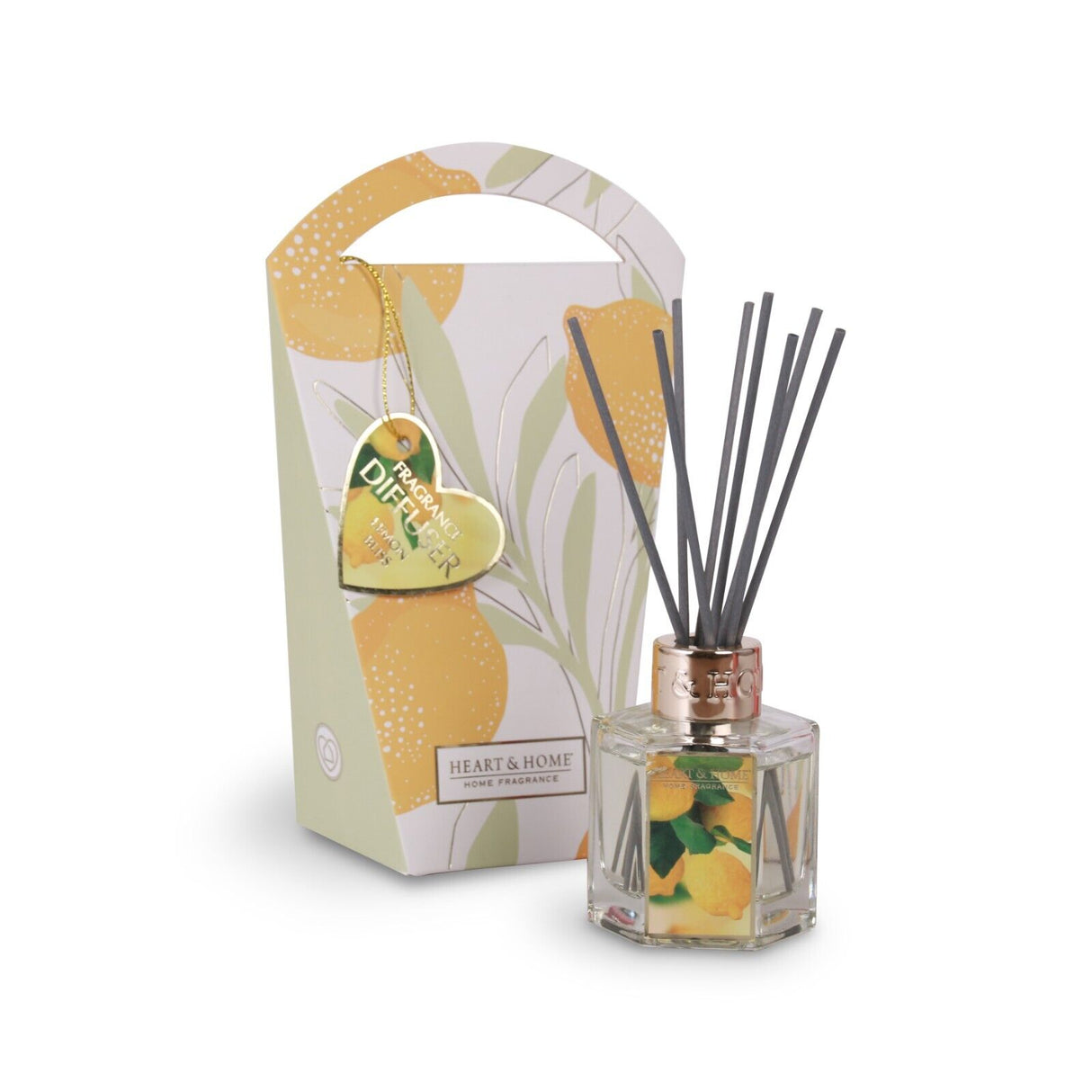 Heart & Home Reed Diffuser - With Love Poppy Peach Passion Cotton Blossom