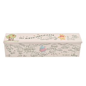 Disney Winnie The Pooh & Friends Birth Certificate Tube