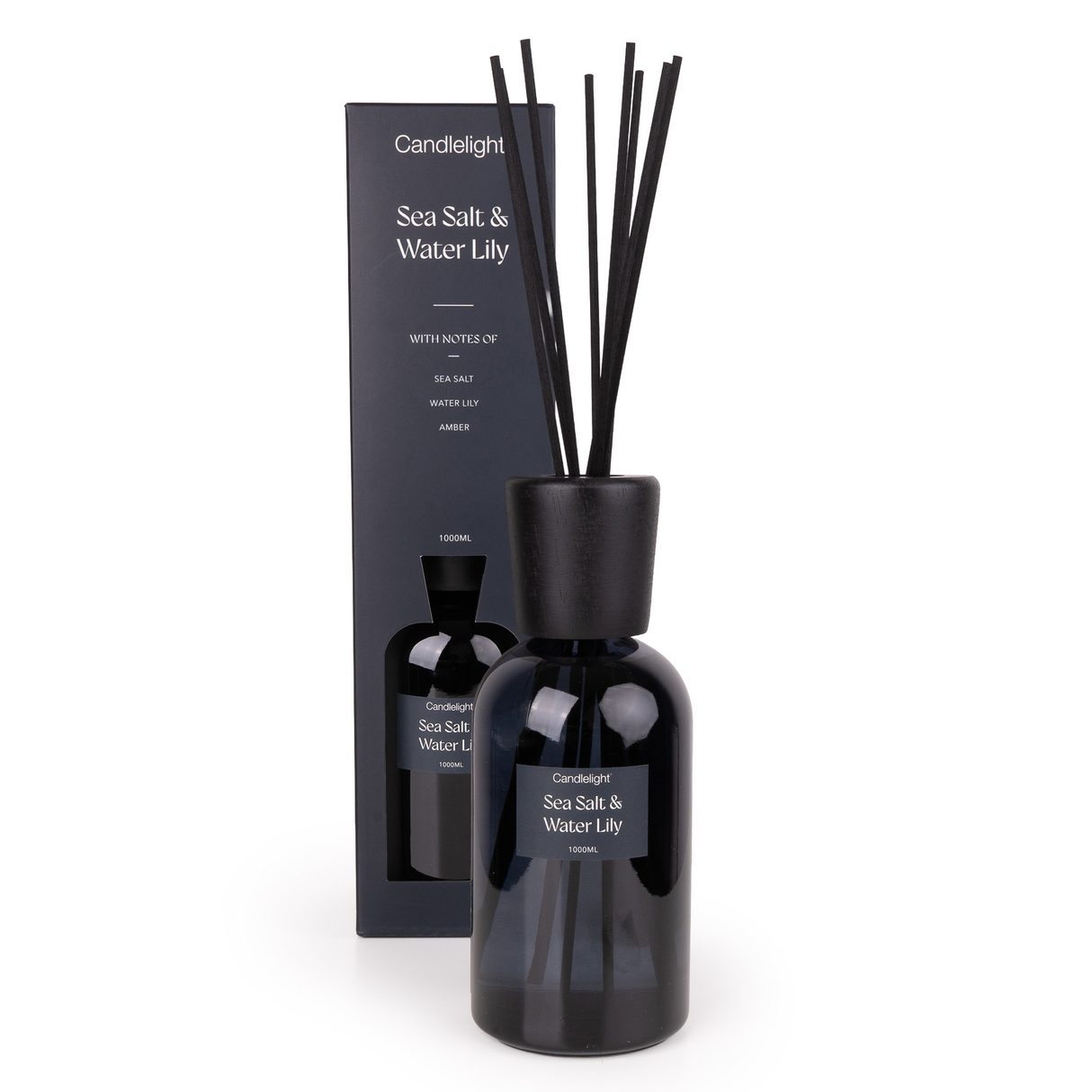 Candlelight 1000ml Luxury Reed Diffuser Sea Salt & Water Lily