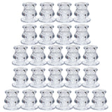 Woodside Home Living Clear Glass Candlestick Holders - Set of 24