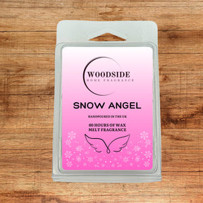 woodside home fragrance wax melt, snow angel