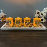 Woodside Home Living Tea Light/Votive Candle Holder White Tray - Various Designs