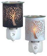Aroma Electric Wax Melt Burner Plug In Tree of Life Design - Various Colours