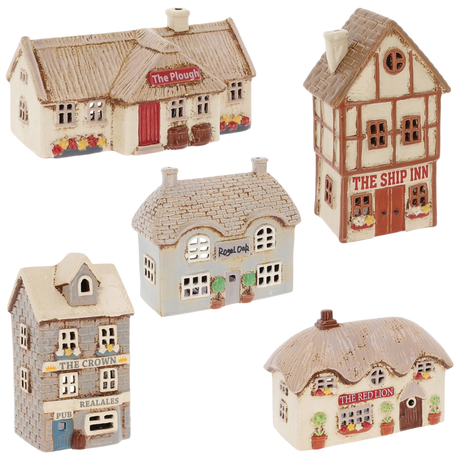 Village Pottery Tealight Holder Pub Collection - Various Designs