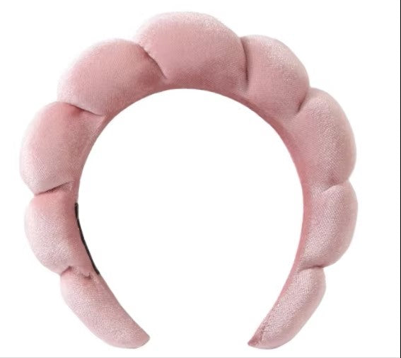 Krystina's Collection Fabric Cloud Spa Beauty Velvet Headband - Various Colours