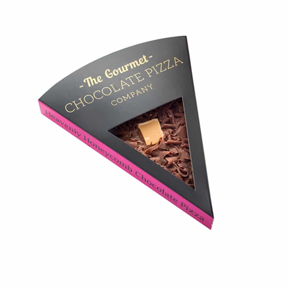 Chocolate Pizza Slice - Heavenly Honeycomb