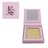Krystina's Collection Shimmer Highlighter Powder Compact with Mirror - Various Colours