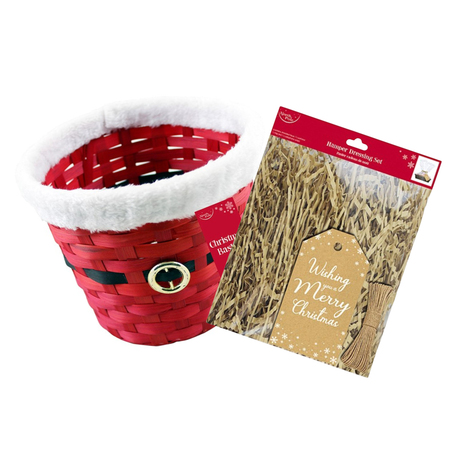 Christmas Make Your Own Gift Basket Hamper Kit 