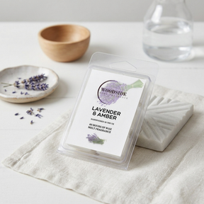 Woodside Home Fragrance Wax Melts - Lavender & Amber