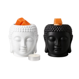 Wax Melt Burner - Buddha Design - Various Colours