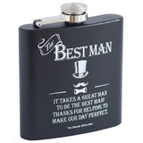 Ultimate Man Gift Hip Flask - Best Man