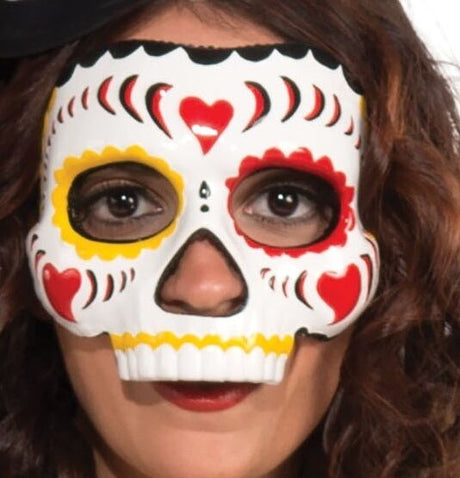 Day of the Dead Lady Fancy Dress Mask