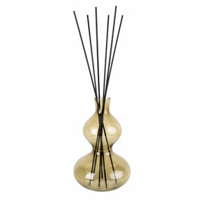 Candlelight 500ml Reed Diffusers Wavy Glass olive green
